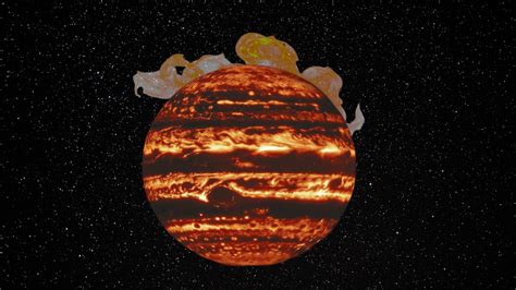 J­ü­p­i­t­e­r­­i­n­ ­A­t­m­o­s­f­e­r­i­n­d­e­ ­G­e­z­e­g­e­n­ ­B­o­y­u­n­d­a­ ­B­i­r­ ­S­ı­c­a­k­ ­H­a­v­a­ ­D­a­l­g­a­s­ı­ ­K­e­ş­f­e­d­i­l­d­i­